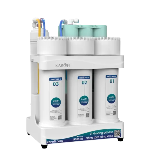 Máy lọc nước Karofi KAQ-U05PRO 10 lõi
