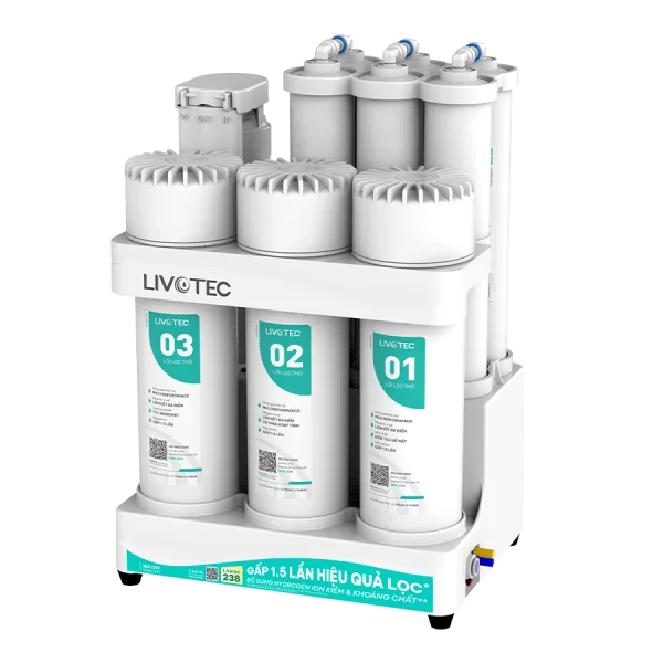 Máy lọc nước RO Livotec 238 - 10 Lõi lọc - MẪU MỚI 2026