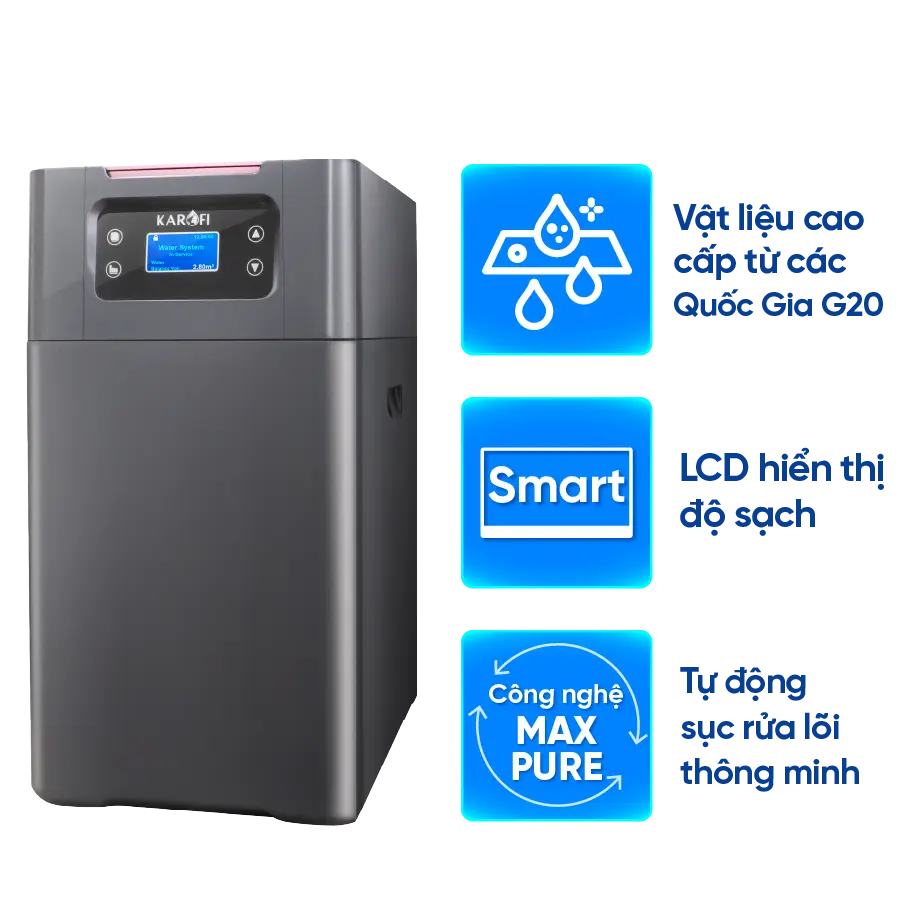 Lọc tổng trung tâm cao cấp Karofi KTF-P01