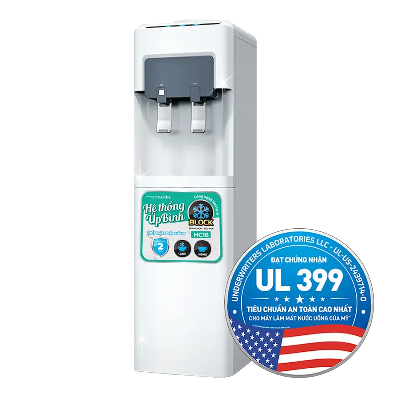 Cây nóng lạnh Karofi úp bình HC16