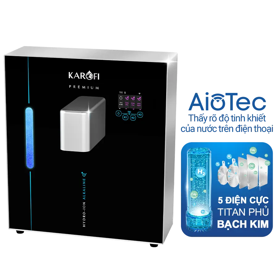 Máy chuyển đổi Hydro-ion kiềm Karofi KAE-S18