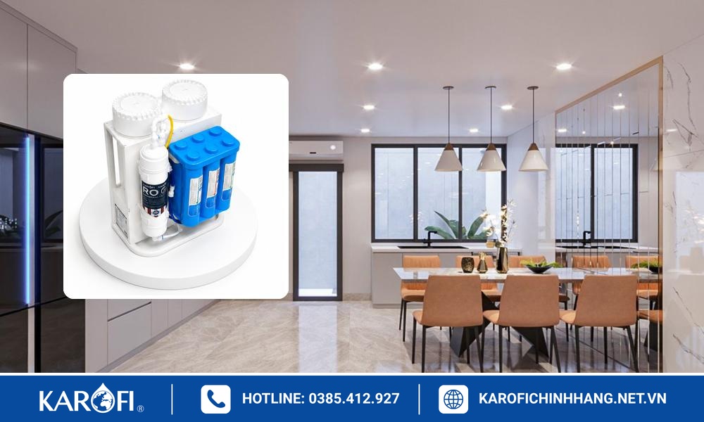 Cách thiết kế vòi nước cho Karofi âm tủ chuẩn
