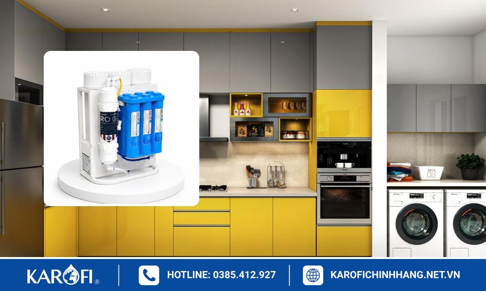 Cách xử lý rò rỉ nước ở máy lọc nước Karofi âm tủ bếp
