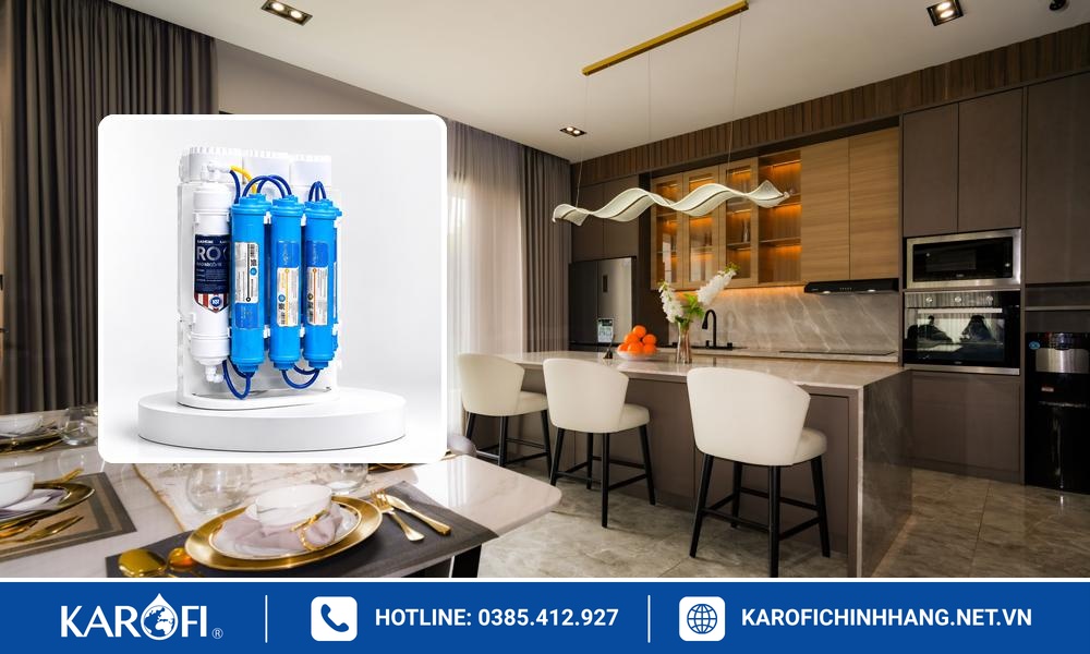 Hướng dẫn tự thay lõi lọc Karofi âm tủ tại nhà đơn giản