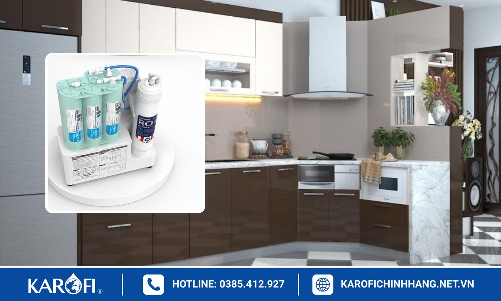 Hướng dẫn tự thay lõi lọc Karofi âm tủ tại nhà đơn giản