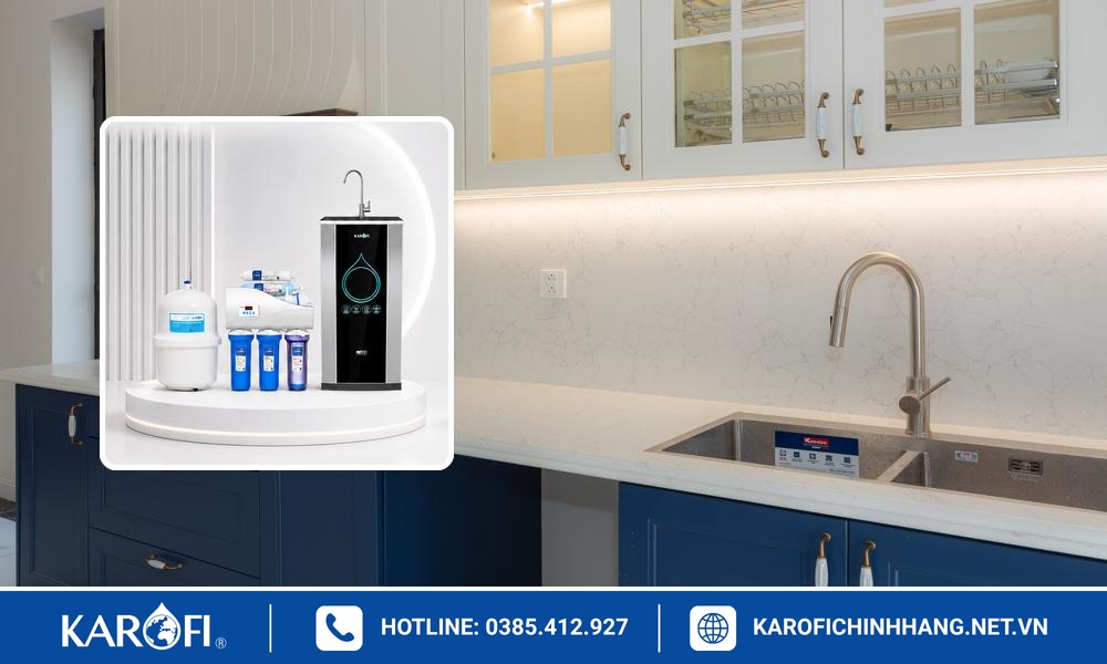 Karofi âm tủ ra nước yếu, không ra nước và cách khắc phục