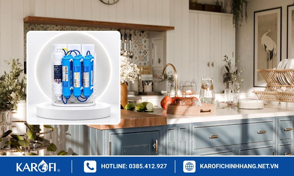 Review thực tế khi dùng máy lọc nước Karofi lắp âm